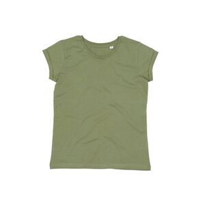 Mantis Womens/Ladies Roll Sleeve Tee / Soft Olive